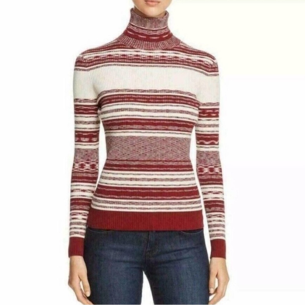 Nwot Tory Burch Julie turtleneck Sweater size Xs - Picture 2 of 7